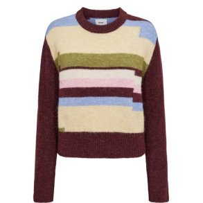 N�MPH - NURIETTE PIXEL STRIPE PULLOVER - Fig
