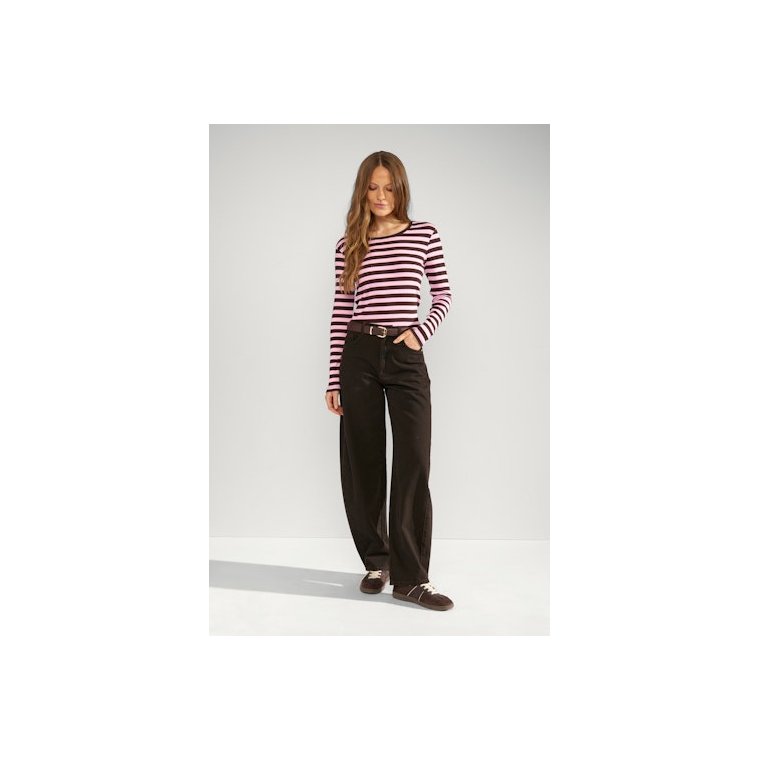 N�MPH - NUMIXIE LS T-SHIRT - GOTS - Bonbon
