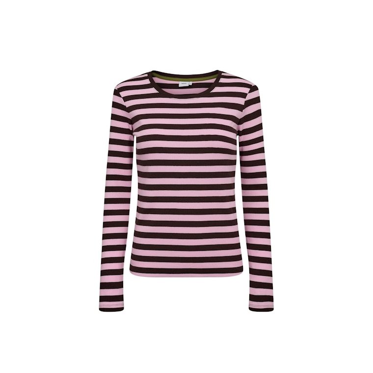 N�MPH - NUMIXIE LS T-SHIRT - GOTS - Bonbon