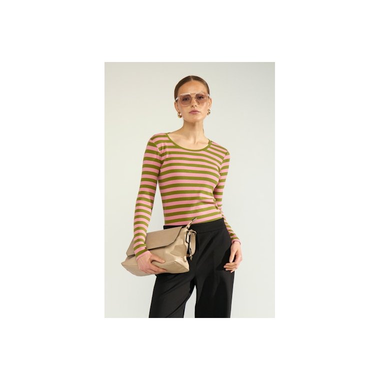N�MPH - NUMIXIE LS T-SHIRT - GOTS - Calla Green