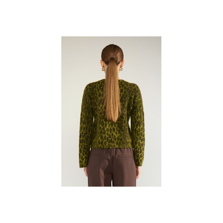 N�MPH - NURIETTE LEO PULLOVER - Calla Green