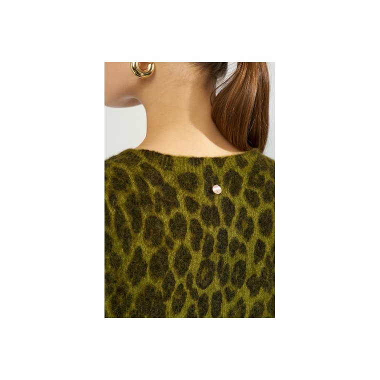 N�MPH - NURIETTE LEO PULLOVER - Calla Green