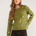 N�MPH - NUFLORIE PULLOVER - Calla Green