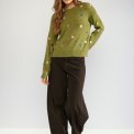 N�MPH - NUFLORIE PULLOVER - Calla Green