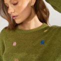 N�MPH - NUFLORIE PULLOVER - Calla Green