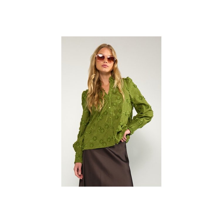 N�MPH - NULENEA SHIRT - Calla Green