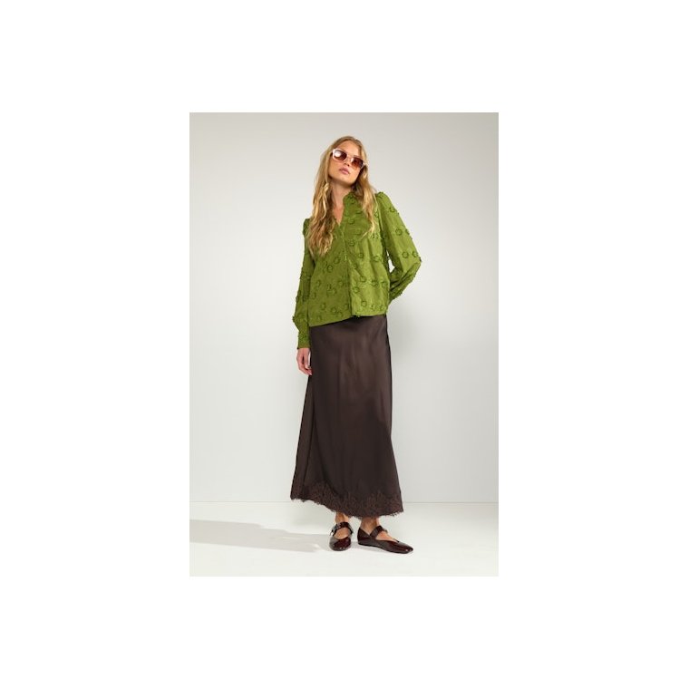 N�MPH - NULENEA SHIRT - Calla Green
