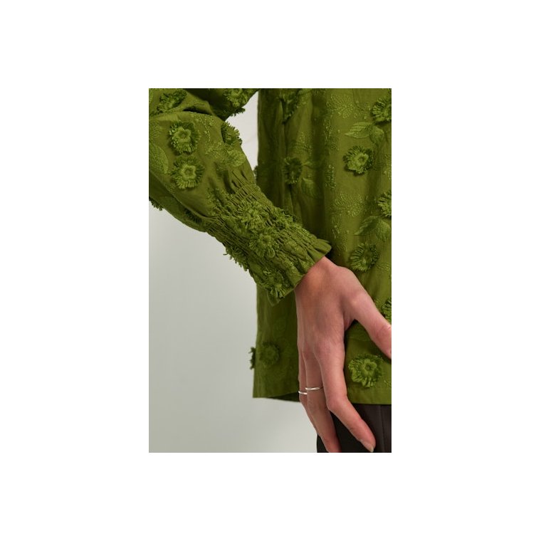 N�MPH - NULENEA SHIRT - Calla Green