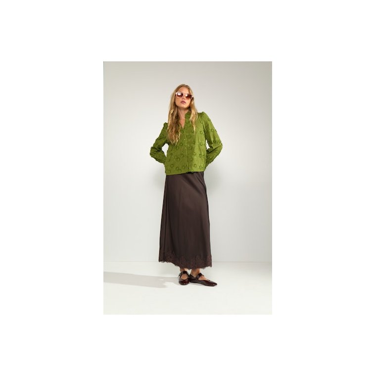 N�MPH - NULENEA SHIRT - Calla Green