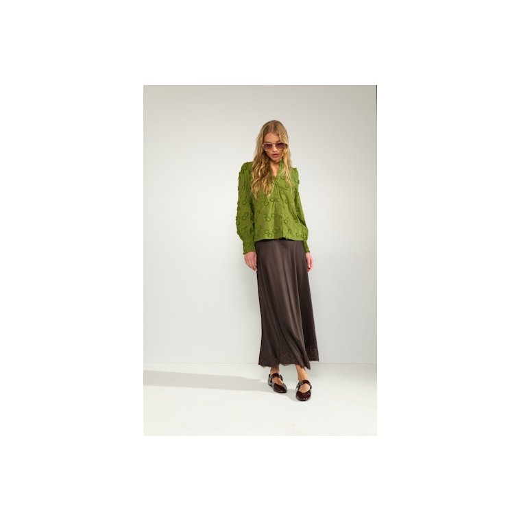 N�MPH - NULENEA SHIRT - Calla Green