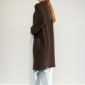 N�MPH - NUZINDI LONG CARDIGAN - Black Coffee
