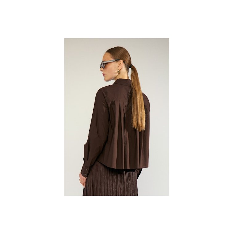 N�MPH - NUASHO SHIRT - Black Coffee