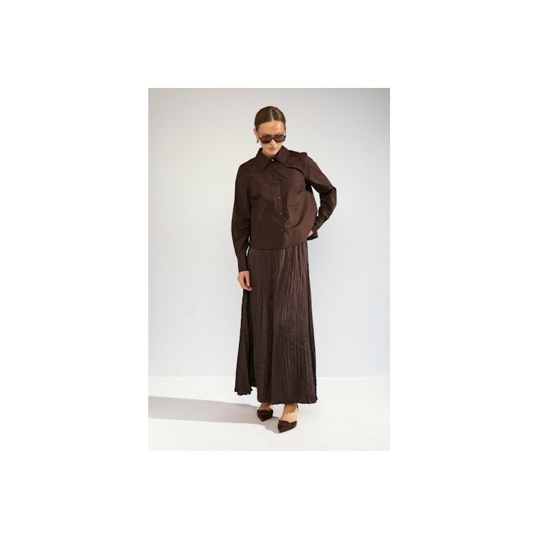 N�MPH - NUASHO SHIRT - Black Coffee