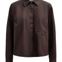 N�MPH - NUASHO SHIRT - Black Coffee