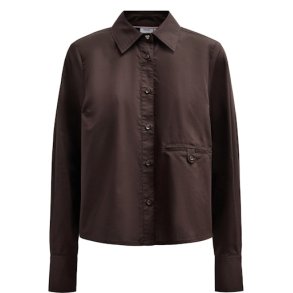 N�MPH - NUASHO SHIRT - Black Coffee