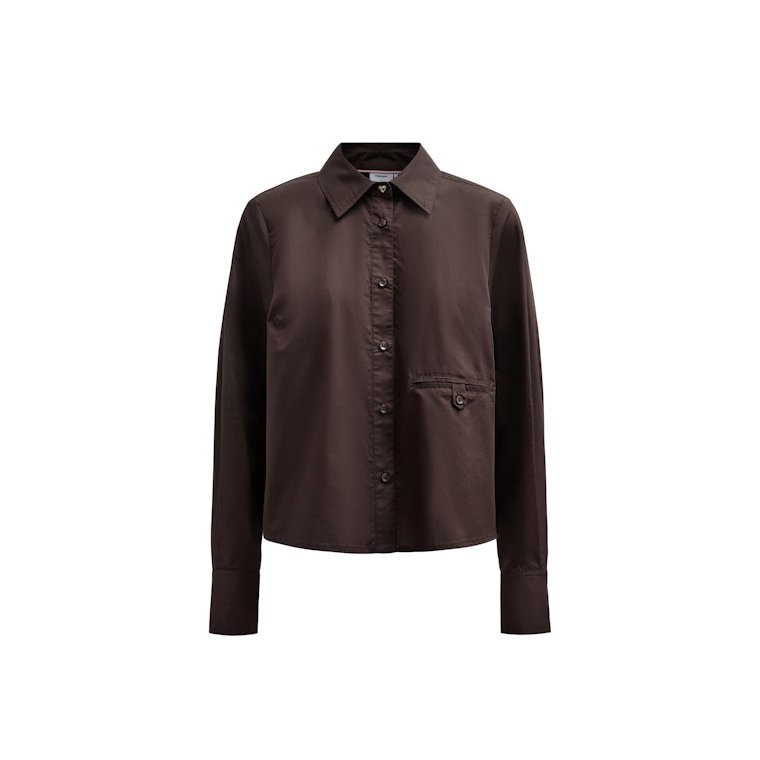 N�MPH - NUASHO SHIRT - Black Coffee