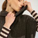 N�MPH - NUJOLINE PONCHO - Black Coffee