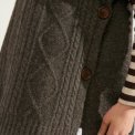 N�MPH - NUJOLINE PONCHO - Black Coffee
