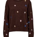 N�MPH - NUFLORIE PULLOVER - Black Coffee