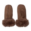 N�MPH - NUGORINA MITTENS - Black Coffee