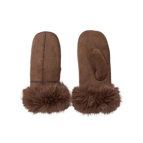 N�MPH - NUGORINA MITTENS - Black Coffee