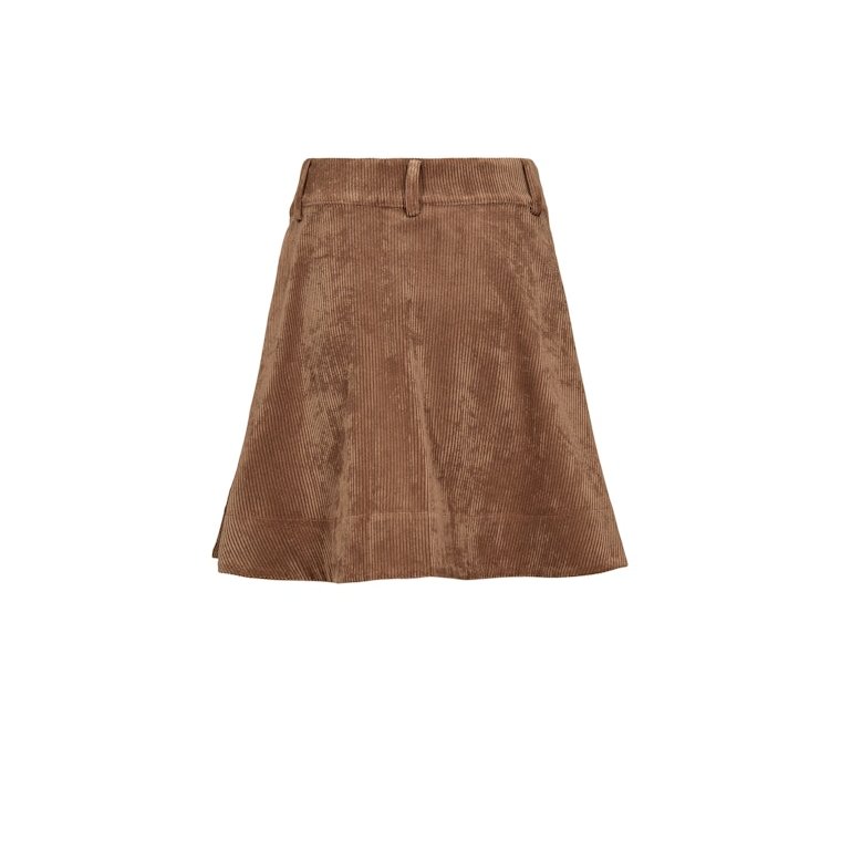 N�MPH - NUCELISE MINI SKIRT - Deep Taupe