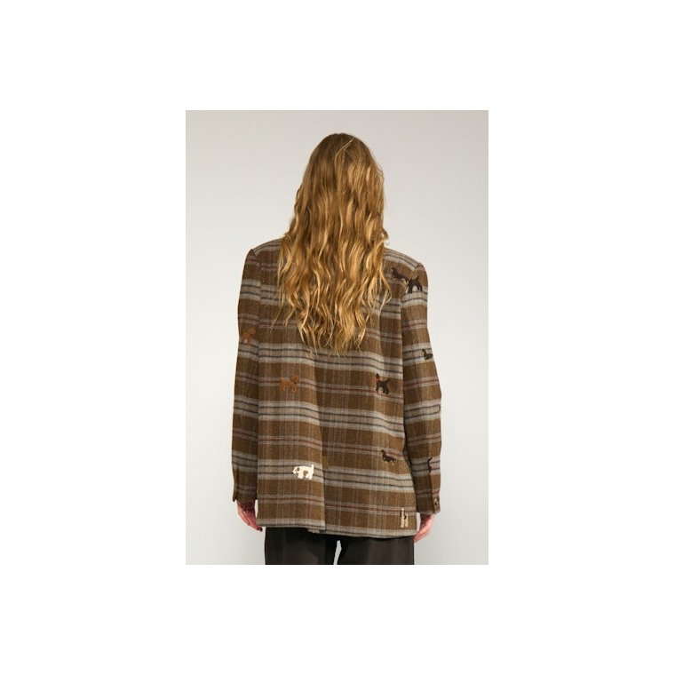 N�MPH - NUEZMA OVERSIZE BLAZER - Kelp