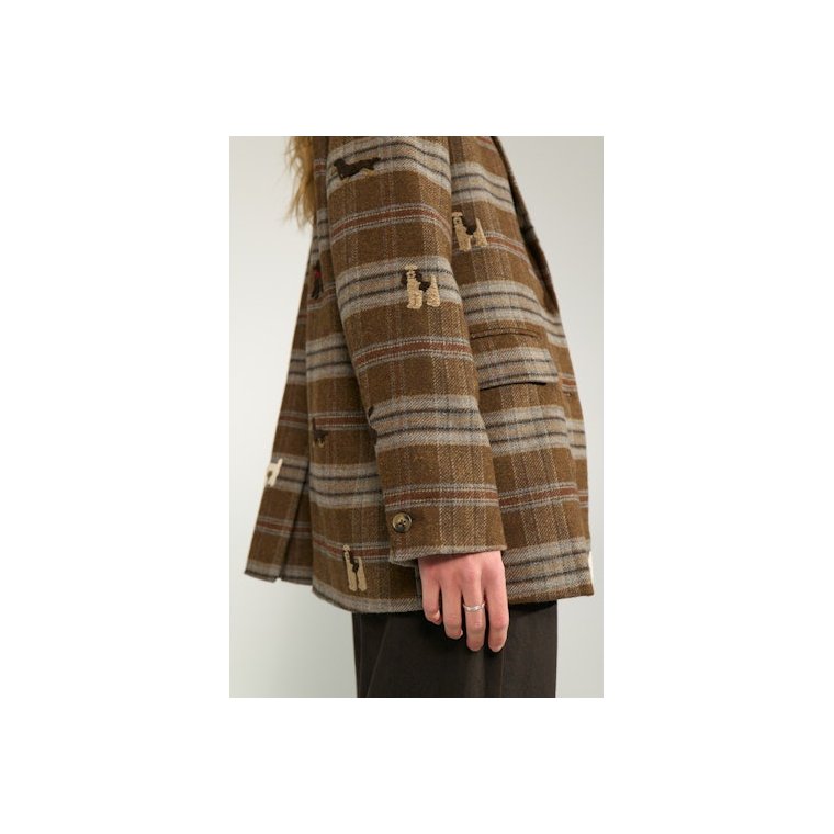 N�MPH - NUEZMA OVERSIZE BLAZER - Kelp