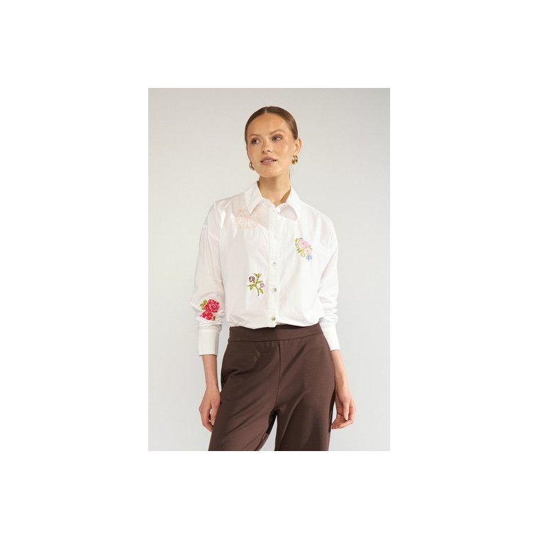N�MPH - NUHOLLIE SHIRT - Bright White