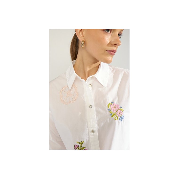 N�MPH - NUHOLLIE SHIRT - Bright White