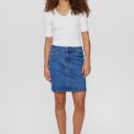 NMPH - NULULU SHORT DENIM SKIRT - Medium Blue Denim