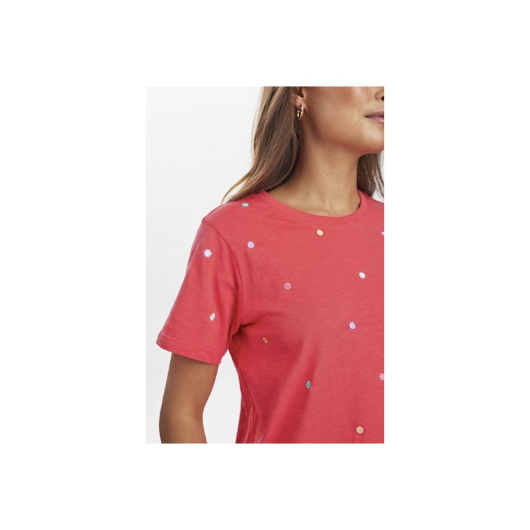 NMPH - NUSUMI T-SHIRT - GOTS - Geranium