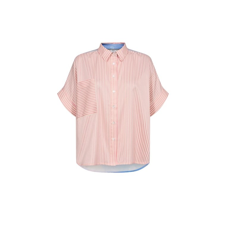 NMPH - NUDIAMOND SHIRT - Pink Carnation