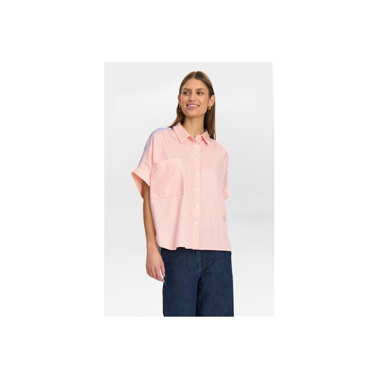 NMPH - NUDIAMOND SHIRT - Pink Carnation