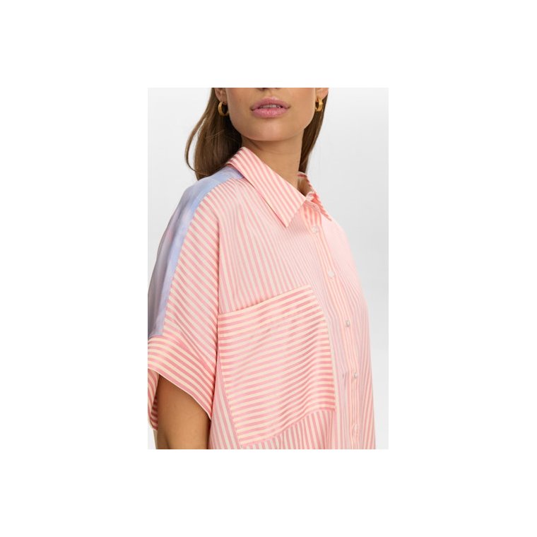 NMPH - NUDIAMOND SHIRT - Pink Carnation