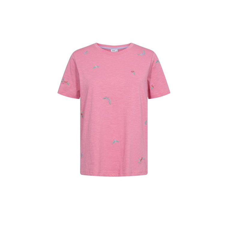 Nmph - NUSUIS T-SHIRT - GOTS - Pink Carnation