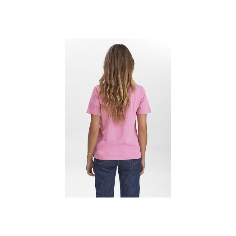 Nmph - NUSUIS T-SHIRT - GOTS - Pink Carnation