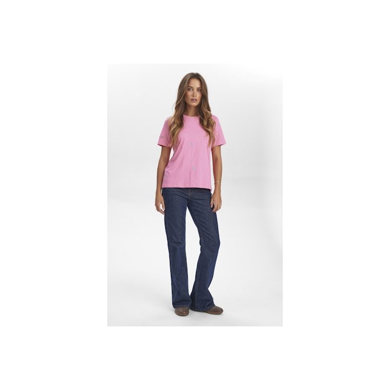 Nmph - NUSUIS T-SHIRT - GOTS - Pink Carnation