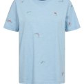 Nmph - NUSUIS T-SHIRT - GOTS - Cerulean