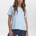 Nmph - NUSUIS T-SHIRT - GOTS - Cerulean