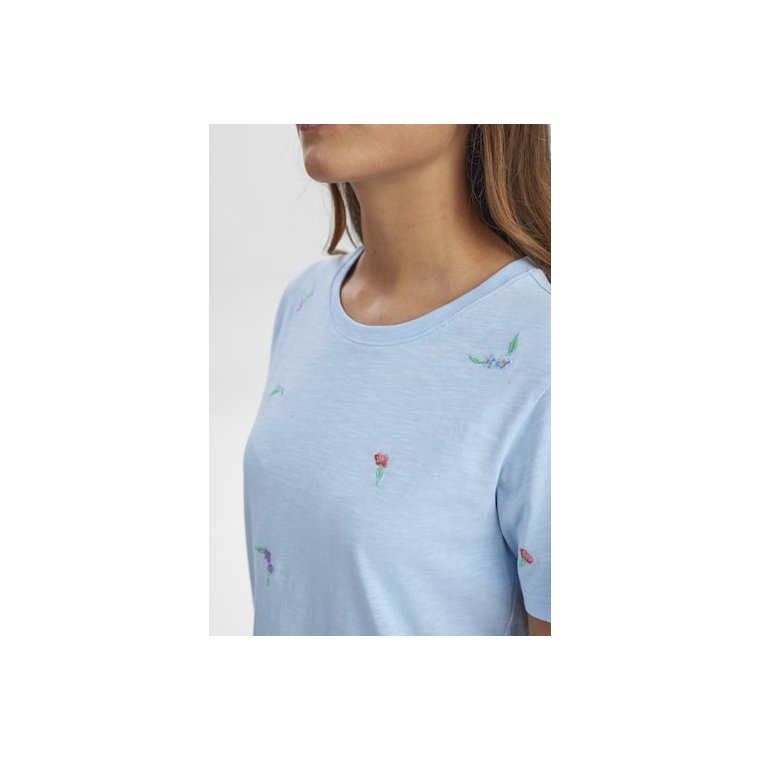 Nmph - NUSUIS T-SHIRT - GOTS - Cerulean