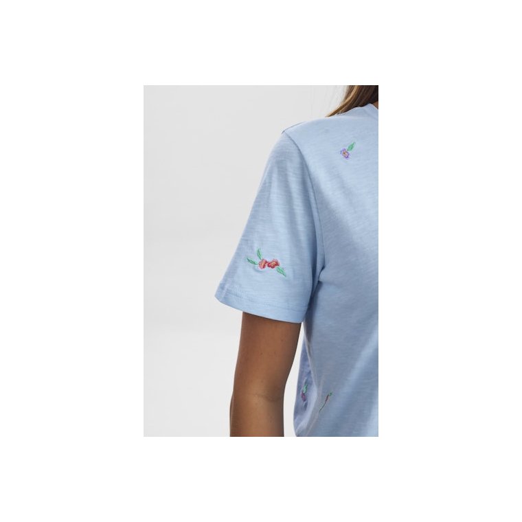 Nmph - NUSUIS T-SHIRT - GOTS - Cerulean