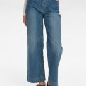 Nmph - NUPARIS CROPPED JEANS - Light Denim Blue 2