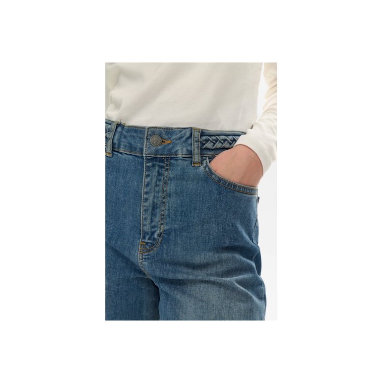 Nmph - NUPARIS CROPPED JEANS - Light Denim Blue 2