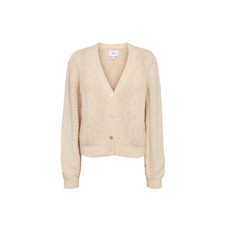 NMPH - NUMIRNA CROPPED CARDIGAN - Sandshell