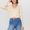 NMPH - NUMIRNA CROPPED CARDIGAN - Sandshell