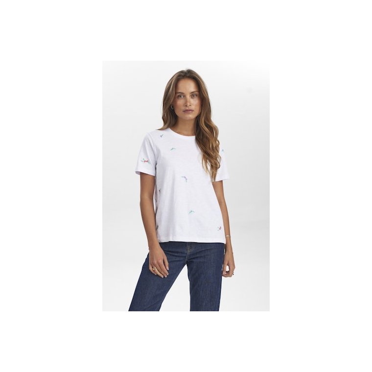 Nmph - NUSUIS T-SHIRT - GOTS - Bright White