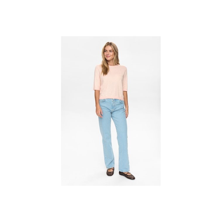 N�mph - NUCALLY SS PULLOVER - Mangano Calcite