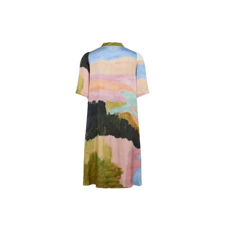 N�mph - NUMEADOW V-NECK DRESS - Peony
