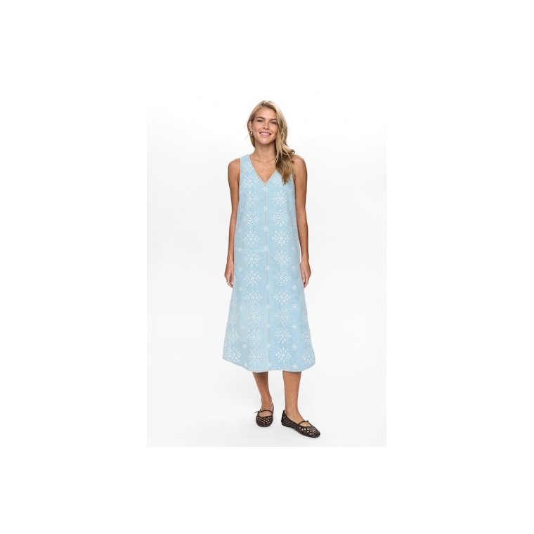N�mph - NUDELILAH DRESS - Light Blue Denim